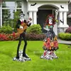 Letreros de Jardín de Halloween con Varios Ojos Aterradores Pueden Diseñarse como Letreros Huecos para Exteriores para Temas de Fiesta de Halloween