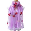 Bufanda de Cuatro Estaciones para Mujer Otoño e Invierno Nueva Bufanda Larga de Gasa Bordada Más Fácil de Combinar Bufanda de Seda Bordada con Encaje Bufanda para Mujer Cubrecuellos para Mujer