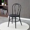 Silla de Hierro Minimalista Personalizada, Silla de Comedor Estilo Americano Retro, Silla Metálica de Exterior para Hoteles, Cafeterías, Tiendas de Té con Leche y Sillas para Banquetes