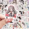 140 Lindas Pegatinas de Chicas Anime Estilo Ins, Pegatinas Decorativas Impermeables de Alta Calidad para Niñas Pequeñas