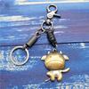 Criativo Novo 12 Zodíaco Estilo Vaca Feito à Mão Retrô Couro de Vaca Liga de Bronze Antigo Criativo Personalizado Chaveiro