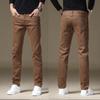 Jeans Morados de Alta Gama Italianos para Hombre, Nueva Marca de Moda Otoño 2026, Pantalones Casuales Elásticos Ajustados Cónicos