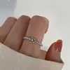 Anillo de Estrella de Mar Estilo Vacaciones de Verano en la Costa para Mujer, No se Desvanece, Nicho, Lujo Ligero, Versátil, Gama Alta, Anillo Abierto para Dedo Índice, Nuevo