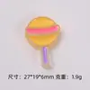 Accesorios DIY de Dibujos Animados con Goteo de Aceite de Colores para Manualidades, Paquetes de Materiales para Decoraciones de Pegamento Cremoso, Pinzas para el Cabello, Hebillas para Zapatos Croc al por Mayor