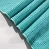Toalla de golf de microfibra tipo gofre, toalla absorbente de tejido gofre sin pelusa, paño de cocina al por mayor