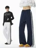 Colección Otoño 2026: Pantalones Largos de Mezcla de Algodón con Tres Rayas, Sin Sombra para Pared, Tallas M-5XL, HK261033-Especial P32