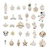 Surtido de 31 Pequeños Accesorios de Aleación Estilo Dibujos Animados, Joyería con Goteo de Aceite, Accesorios DIY para Pulsera Collar, Colgantes, Más Vendidos Transfronterizos