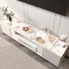 Mantel transparente de PVC para mueble de TV, ligero, de lujo, de alta gama, largo, para zapatos, protector de encimera y aparador.