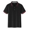 Camiseta de Secagem Rápida Polo de Seda Gelo Roupas de Trabalho Personalizadas Roupas de Fábrica de Verão de Manga Curta Camiseta de Publicidade Cultural Roupas de Trabalho Logotipo Estampado