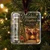 Adorno de Efectivo Acrílico Navideño, Clip para Dinero con Etiqueta Colgante, Regalo de Decoración para Árbol de Navidad, Colgante Creativo de Bendición Festiva
