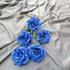 Rosa de diamante de 5 cabezas, flor artificial, rosa de múltiples cabezas, guía de camino para bodas, hilera de flores, arreglo floral para el hogar, decoración, flor falsa al por mayor