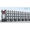 Puerta Retráctil Inteligente de Acero Inoxidable Metálico, Puerta Eléctrica Totalmente Automática para Unidades, Villas, Escuelas, Puerta Antirrobo, Puerta Retráctil