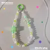 Corrente de Celular Pingente Flor de Cerejeira Transparente Estilo Ins Acessório de Bolsa Versátil Pingente Chaveiro Fonte de Suprimentos