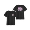 Nova Camiseta de Manga Curta Retrô Americana de Verão Hip-Hop Tendência Street Casual Estampa Europeia e Americana Versátil Top Unissex