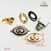 Atacado de fábrica acessórios de ferragem para malas e bolsas fivela de fecho redondo diy fivela de fecho decorativa oval para bolsa
