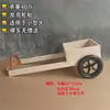 Carrinho de Cachorro Moderno Carrinho de Madeira Maciça para Compras de Supermercado, Transporte de Pacotes, Assento, Pessoas, Crianças, Brinquedo Infantil, Passeio com Cachorro, Animal de Estimação