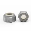Porca Anti-Furto Galvanizada a Quente Tipo Esfera Autotravante Porca de Dupla Rosca Tampa Anti-Afrouxamento Tampa de Torre de Energia Porca Hexagonal de Travamento