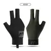 Guantes de Billar de Medio Dedo para Hombres y Mujeres, Nuevo Estilo de Verano, Transpirables, Frescos, de Malla, Antideslizantes, Suaves, Cómodos, Ligeros, Lisos, Guantes sin Dedos