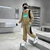 2026 Novo Conjunto de Meio a Grande Porte para Meninos Primavera e Outono Blusão com Blocos de Cor e Retalhos e Calça de Moletom Conjunto de Duas Peças Infantil Tendência Cool Esportivo