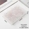 Pacote com 100 Transparente I-Nail Ouro Rosa Prata Amazon Quente Desenho Americano Unha de Pressionar Pino de Plástico