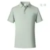 40 5A algodón antibacteriano de alta gama con solapa manga corta ropa de trabajo playera ropa de trabajo para empresa Polo de negocios impresión bordada personalizada