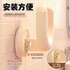 Estante para Chanclas de Baño Tipo Ventosa en Forma de U Montaje en Pared Sin Taladro Solo para Baño Colgador Drenante Gancho de Estante de Almacenamiento