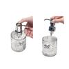 Botella Espumosa de Aspecto Elevado Transparente Hotel de Lujo Accesible Champú Tipo Push Espuma Gel de Ducha Desinfectante de Manos Botella Vacía