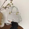 Bolsas para Mujer 2026 Primavera Nueva Moda Retro Bolso de Mano para Mujer Textura Bolsa Cuadrada Pequeña Bolso Cruzado Casual
