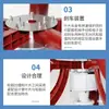 Turbina Eólica de Eixo Vertical Pequeno Gerador de Vento Ímã Permanente Portátil Eólico-Solar Micro CC Turbina Eólica de Eixo Vertical Pequena