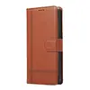 Adecuado para Redmi Note14 Espejo 6 Tarjetas Cruzada Modelo A5/Turbo4/K80/14C Funda de Cuero para Teléfono con Tarjetas