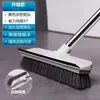 Escova para Limpeza de Piso de Banheiro com Cabo Longo, Escova Doméstica de Cerdas Duras para Limpar Pisos Sem Cantos Mortos, Fabricante