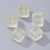 Acessórios de Contas Espaçadoras Cubo de Açúcar de Cristal Natural Feitos à Mão Pulseira DIY Colar Pingente Água-marinha Quadrado Pequenos Acessórios Atacado