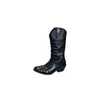 Primer Encuentro Botas Largas de Verano para Mujer Negras 2026 Nuevo Estilo Desértico Botas Largas Vaqueras Western
