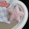 Dulce lindo japonés felpa estrella pasador flequillo clip Y2G chica hot milenio Yabi estrella de cinco puntas accesorios para el cabello Nuevo