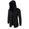 Poncho Casaco Assassino AliExpress Transfronteiriço Estilo Escuro Casaco Venom Capuz Médio Masculino Poncho Casaco Preto