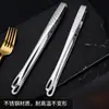 Pinzas para Barbacoa Estilo Coreano de Acero Inoxidable, Pinzas Extensibles para Comida de Cocina, Pinzas Especiales para Bistec para Restaurantes de Barbacoa