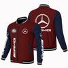 Chaqueta de béisbol holgada casual deportiva guapa para primavera y otoño, transfronteriza, combinable con todo, con cremallera, con logo de coche deportivo, talla grande