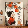 Caballo y Flor Flores de Año Nuevo Caballo DIY Pintura al Óleo Digital Coloreado a Mano para Principiantes Decoración de Sala de Estar Pintura Acrílica Venta al por Mayor