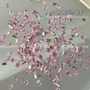 5A Rosa Parpadeante Circonita Mini Pequeño Fondo Plano Forma Irregular Súper Brillante Marqués Corazón Decoraciones para Uñas Venta al por Mayor