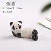 Artesanías de Cerámica Lindas para el Hogar Soporte para Palillos de Panda Rojo Soporte para Palillos de Panda de Cara Roja de Dibujos Animados Almohada para Palillos Fabricante Venta al por Mayor