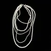 Collar de Perlas Europeas y Americanas Transfronterizo Multicapa, Lujo Ligero, Cadena para Clavícula Simple y de Gama Alta, Joyería de Moda y Versátil