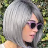 Peruca da moda europeia e americana, touca, franja lateral, bobo, peruca de cabeça completa, comércio exterior, hot wig transfronteiriça