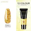 Pegamento para extensión de arte de uñas de cristal de 15ML, sin papel, modelo de extensión de dedo de uña, pegamento de color, 24 colores en stock, suministro de pegamento para esmalte de uñas