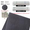 Fabricante Banda Elástica Enganchada Blanco y Negro Elástico Ancho Plano Accesorios Cintura Ropa 2.5cm Elástico Banda Elástica Crochet