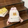 Mochila Nueva Estilo Coreano Oso Lindo Pequeño para Estudiantes Mujeres, Ligera, Gran Capacidad, Mochila de Viaje de Felpa de Dibujos Animados, Moderna