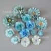Bolsa de material de flores artificiales B traje de caja de flores con accesorios de fotografía de flores DIY tocado minoritario horquilla producción de flores