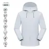 Chaqueta exterior con logo estampado, ropa de trabajo para equipo corporativo, a prueba de viento, impermeable, tres en uno, cálida, chaqueta de alpinismo hecha a medida