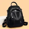 2026 Nueva Mochila para Mujer Moda Versátil Casual Gran Capacidad Doble Capa Estudiante Viaje Dropshipping