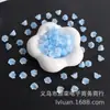 Chapéu Flor de Lírio Bicolor Galvanizado Colorido Acessórios para Corrente de Celular Pulseira Colar Base Flor de Lírio Joias Feitas à Mão DIY