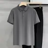 Moda Japonesa Popular Artística Jovem 2023 Padrão Simples Cor Sólida Camisa POLO Meninos Manga Curta Fashion Verão Novo Estilo